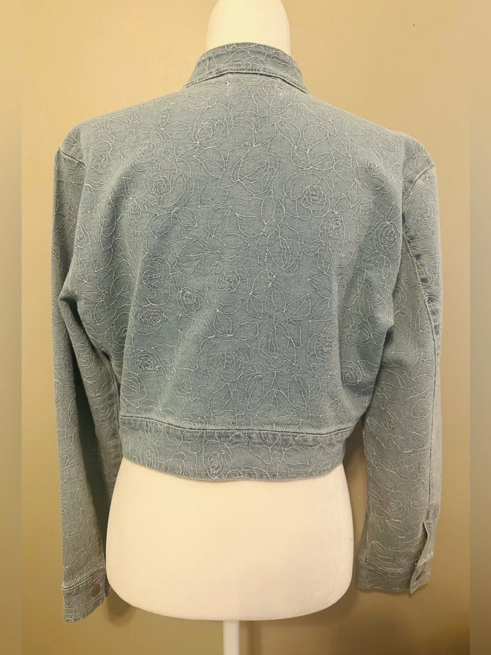 And Now This cropped denim